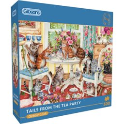 Debbie Cook - Tails from the Tea Party Puzzel (500 stukjes)