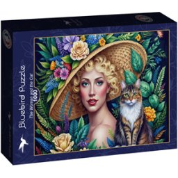 The Woman and the Cat Puzzel (1000 stukjes)