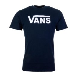 Vans - Maat M - Classic Heren T-shirt - Navy/White