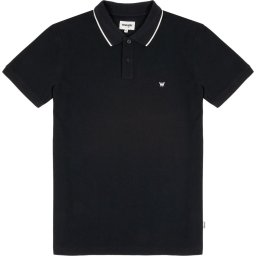 Wrangler - Maat M - SS PIQUE POLO BLACK