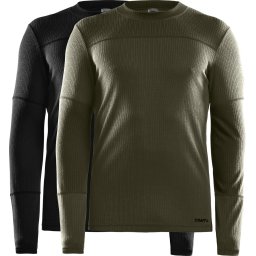 Craft - Maat XL - CORE 2-pack Baselayer Thermoshirts Heren - Zwart