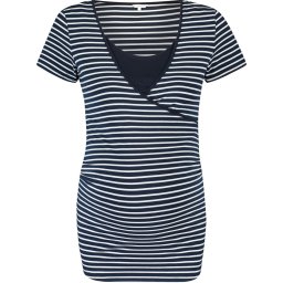 Noppies - Maat L - Zwangerschapsshirt Paris - Night Sky Stripe