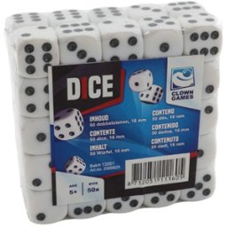 Clown Games - Dobbelstenen Set (50 stuks)
