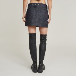 G-STAR Origins Bowey Selvedge Rok - Donkerblauw - Dames