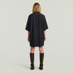 Overhemdjurk - Zwart - Dames