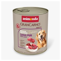 24x800g Adult Single Protein Supreme animonda GranCarno Lam Puur Hondenvoer nat