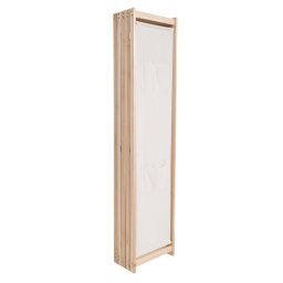 vidaXL Kamerscherm met 5 panelen 200x170x4 cm stof crème
