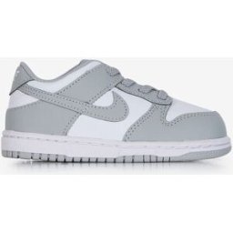 Schoenen Nike Dunk Low- Baby Grijs/wit Unisex 25
