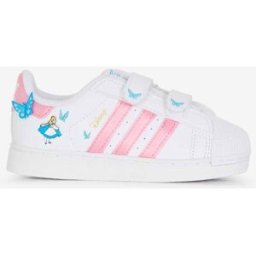 ADIDAS ORIGINALS Schoenen adidas Superstar Ii Cf Alice In Wonderland- Baby Wit/roze Unisex 22