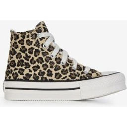 Schoenen Converse Chuck Taylor Eva Lift Hi Leopard- Baby Beige/bruin Unisex 28