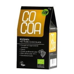 Cocoa Rozijnen met Pure Chocolade RAW