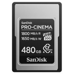 SANDISK CF Express Pro Cinema 480GB 1800 / 1650 mb/s type A
