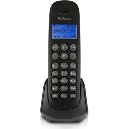 Profoon PDX-300 DECT telefoon - Telefoonboek met ruimte voor 50 nummers - Zwart