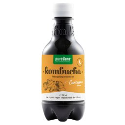 Purasana Kombucha Fresh Sparkling Fermented Tea Curcuma Flavour