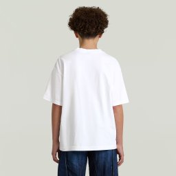 Oversized T-Shirt voor jongens - Wit - jongens