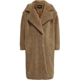 Only Maat S - ONLEVELIN LONG TEDDY - bruin - Vrouwen - Maat S