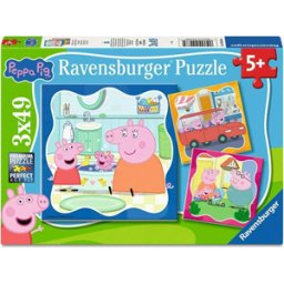 Peppa Pig Puzzel (3x49 stukjes)