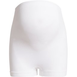 Noppies - XS/S - Naadloze Zwangerschapsshorts Seamless - White