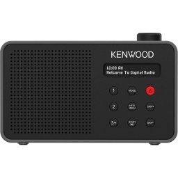 Kenwood CR-M25DAB Draagbare DAB+ radio met automatische veiligheidswaarschuwingsfunctie