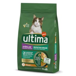 10kg Ultima Cat Sterilised Urinary Kip droogvoer voor katten
