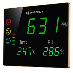 Bresser CO2-meter Smile XXL met verkeerslicht en extra groot led-displ