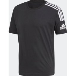 adidas - Maat M Tee 3ST Heren Sportshirt - Zwart