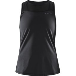 Craft - L Charge St Singlet Dames Sporttop - Black