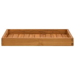 vidaXL Dienblad 60x35 cm massief teakhout