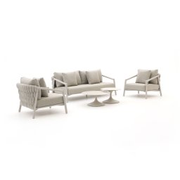 + 15% kassakorting | SUNS Sato/Nova stoel-bank loungeset 5-delig - Laagste prijsgarantie!