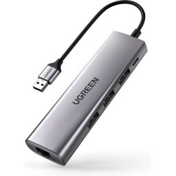 UGREEN USB 3.0 Gigabit LAN Adapter 4-in-1 voor Macbook / Windows