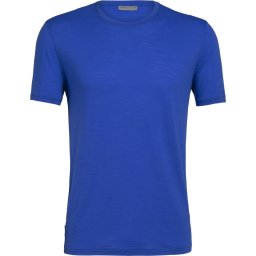 Icebreaker - Maat M Spector SS Crewe Lapis Heren Outdoorshirt - Blauw