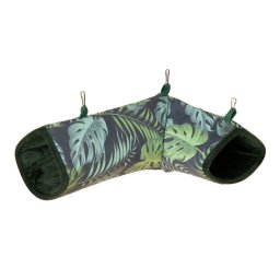 TIAKI Jungle Collection tunnel kleine dieren 36x25x13cm, groen