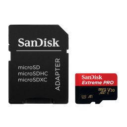 Sandisk Extreme Pro MicroSDHC 32GB 100MB/s A1 V30 + SD adapter