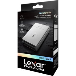 Lexar Workflow Portable Back-Up Housing with 2 Module bay inc 5000mAh battery