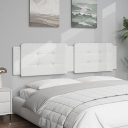 vidaXL Hoofdbordkussen "Zadar" 200 cm kunstleer wit