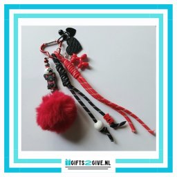 Tas Bedel Franse Bulldog Rood