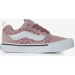 Schoenen Vans Knu Skool Leopard- Baby Roze/wit Unisex 28