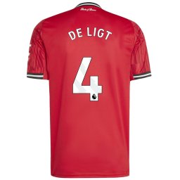 adidas Manchester United De Ligt 4 Thuisshirt 2025-2026