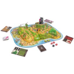 Jumanji Stampede coöperatief bordspel, 3D-avonturenspel gebaseerd op de actie-komediefilm, spelletjesavond met het hele gezin- FRANS