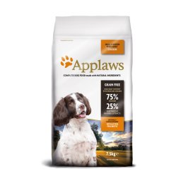 7,5kg Adult Small & Medium Breed Kip Applaws Hondenvoer
