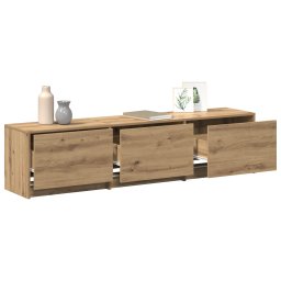 vidaXL TV-kast Artisan Eiken Bewerkt hout