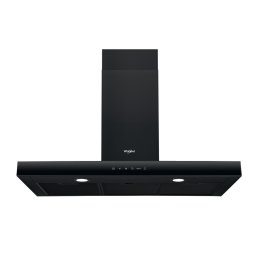 Whirlpool WHBS92FLTK Schouwkap Zwart