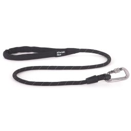 Mountain Paws Rope Dog Lead 120 cm black - hondenriem