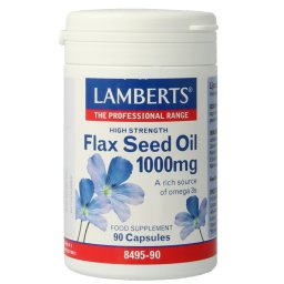 Lamberts Lijnzaadolie 1000mg Vegacapsules