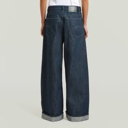 Roxx Wide Neo Raw Jeans - Donkerblauw - Dames