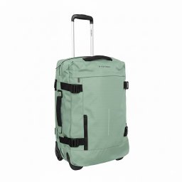 New Rebels Gassaway Trolley Medium | Reiskoffer 52L | Lichtgewicht Koffer met Dubbele Wielen | 60x36x24cm | Salie groen