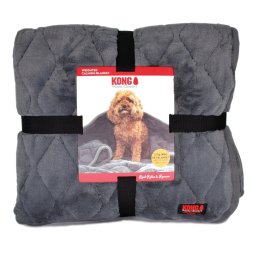 KONG verzwaringsdeken voor kalmering, grijs 44x51x19cm hond