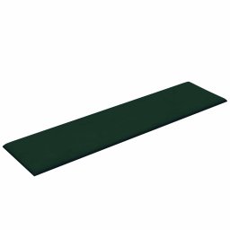 vidaXL Wandhoofdbord 12 pcs Donkergroen Fluweel
