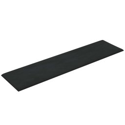 vidaXL Wandhoofdbord 12 pcs Zwart Fluweel