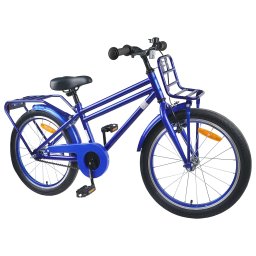 vidaXL Kinderfiets 20 Inch voor 6-11 jaar oud Donkerblauw